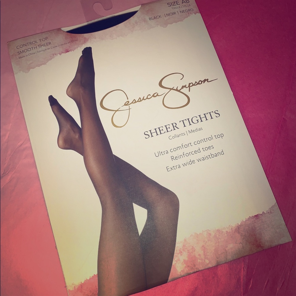 Jessica Simpson sheer tights